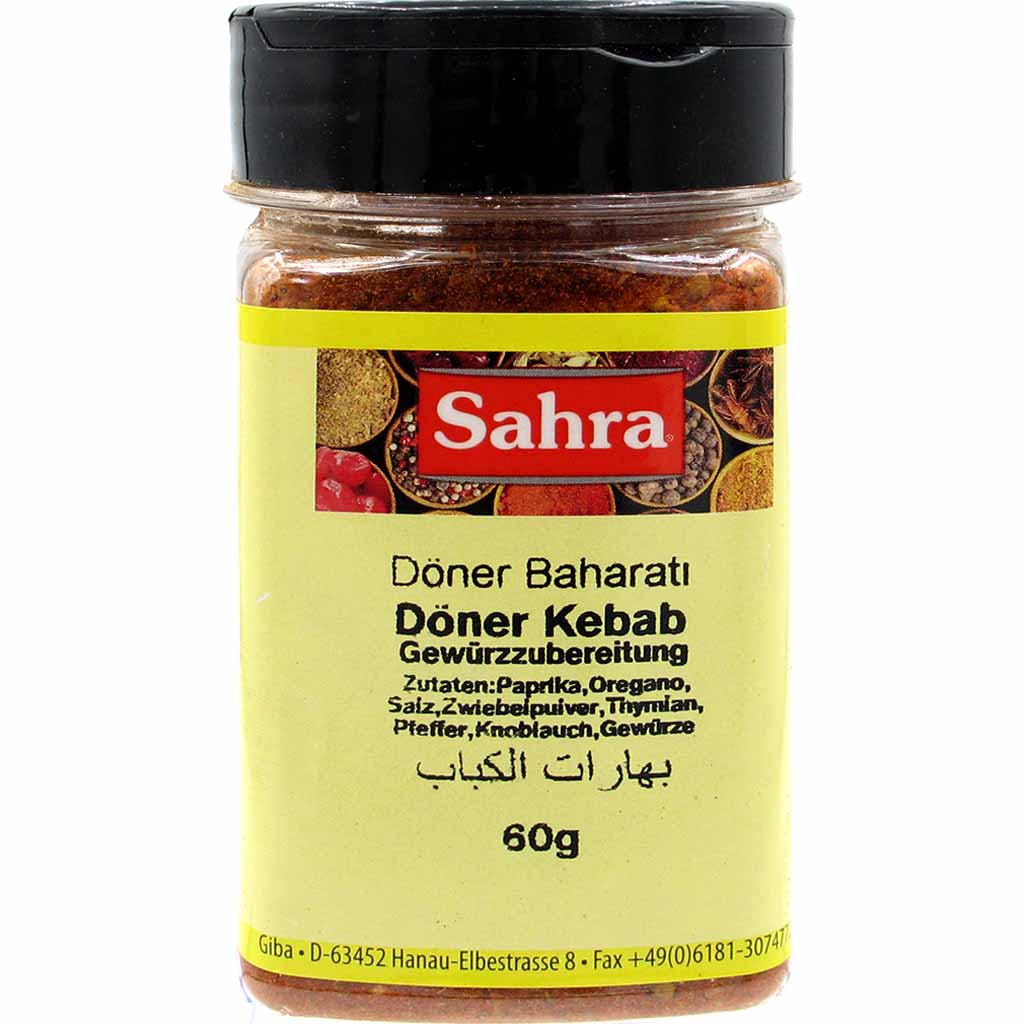 Sahra Döner Kebap Gewürzzubereitung 60g MHD 30.06.28