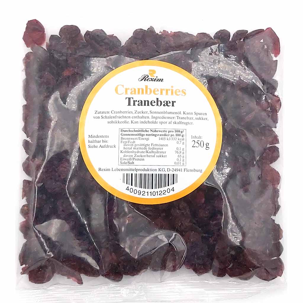 Rexim Cranberries 250g, 4009211012204