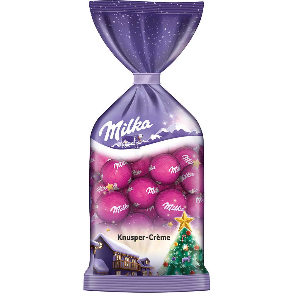 Milka Weihnachts Kugeln Knusper-Creme 100g MHD 31.03.26