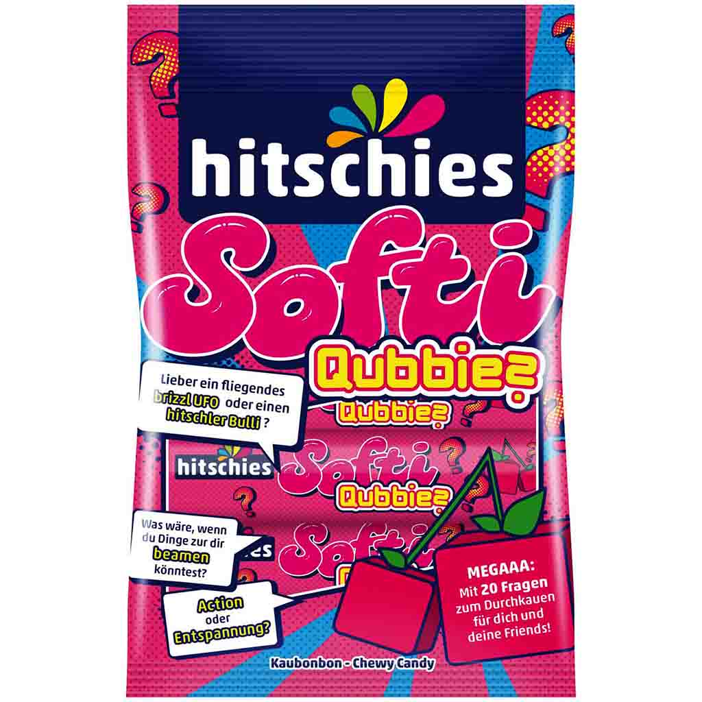 Hitschler hitschies Softi Qubbies Kirsche 80g MHD 30.09.26