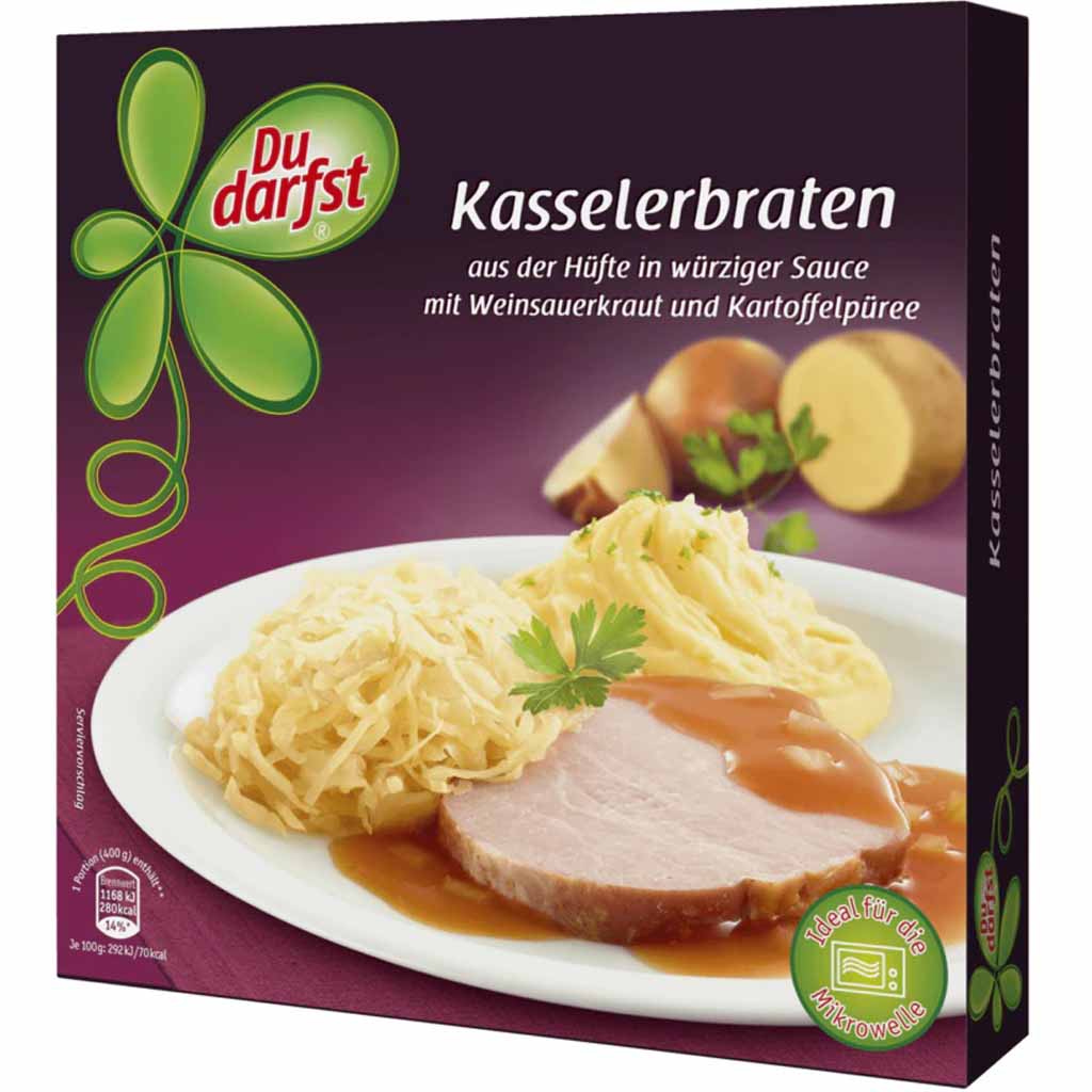Du darfst Fertiggericht Kasselerbraten 400g MHD 13.01.27