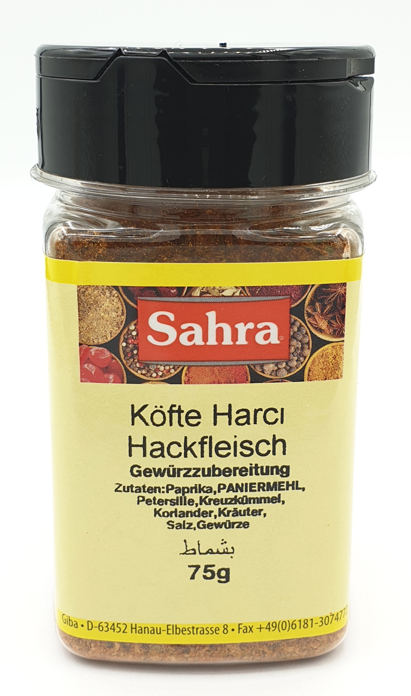 Sahra Hackfleisch Gewürzzubereitung 75g MHD 30.06.28