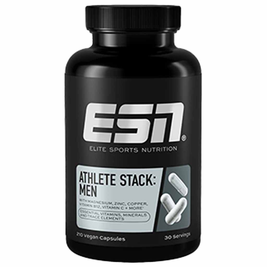 ESN Athlete Stack: Men 210 Kapseln 186g MHD 31.05.27