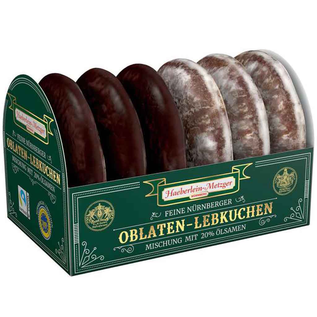Haeberlein-Metzger Nürnberger Oblaten Lebkuchen Mischung 200g MHD 30.05.26