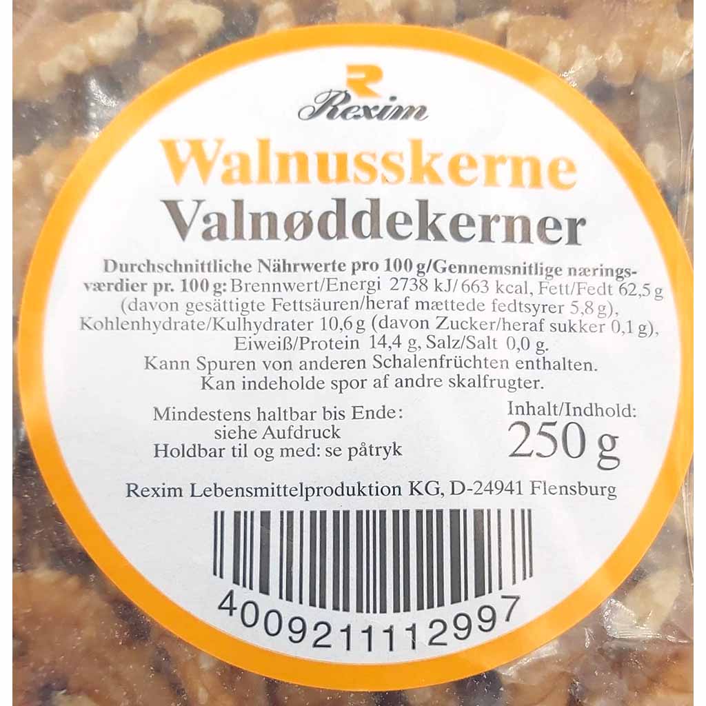 Rexim Walnusskerne  250g , 4009211112997