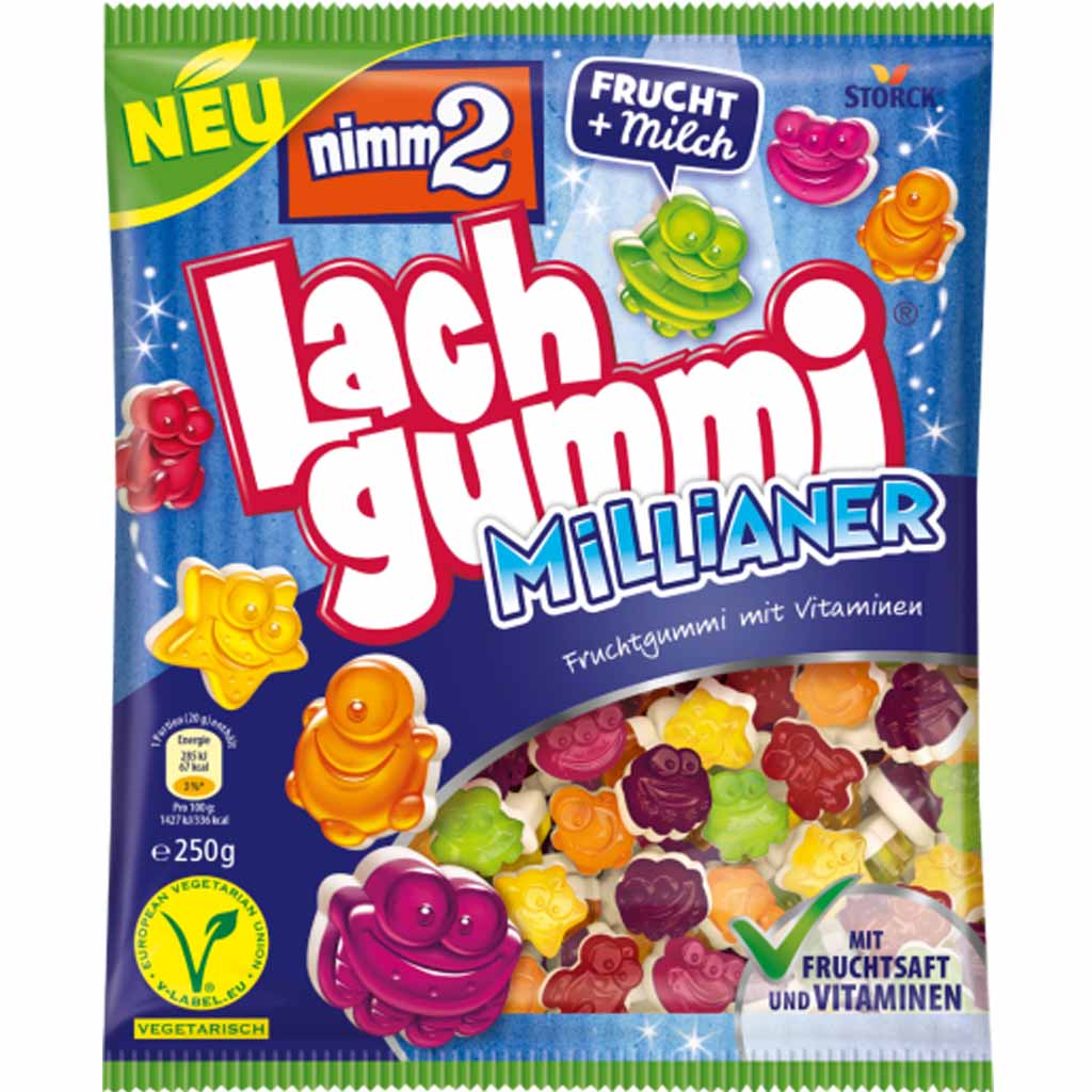 Storck Nimm2 Lachgummi Millianer 250g MHD 30.04.26
