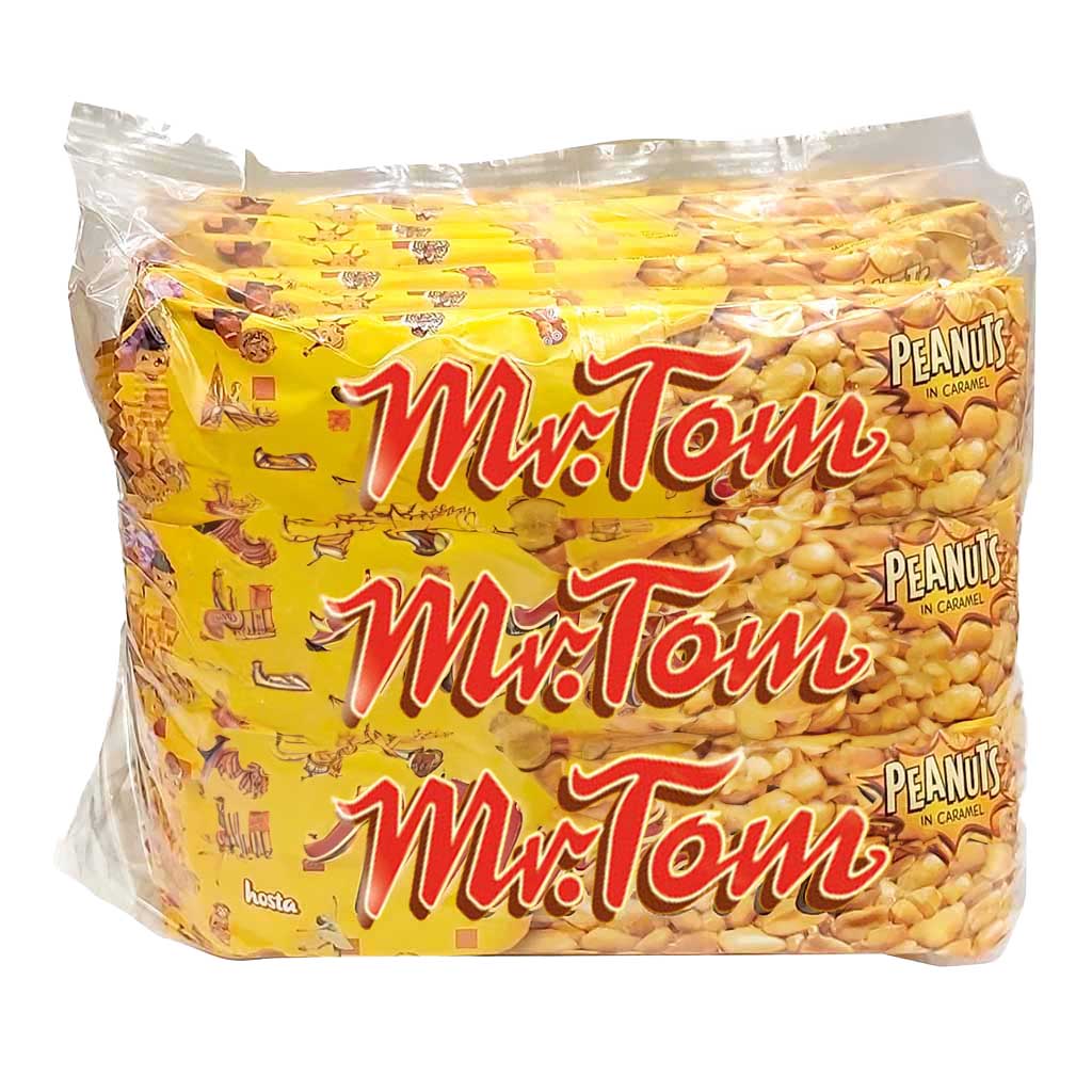 Mr.Tom Peanut Erdnuss Riegel 2-te Sortierung 1000g 25 Riegel