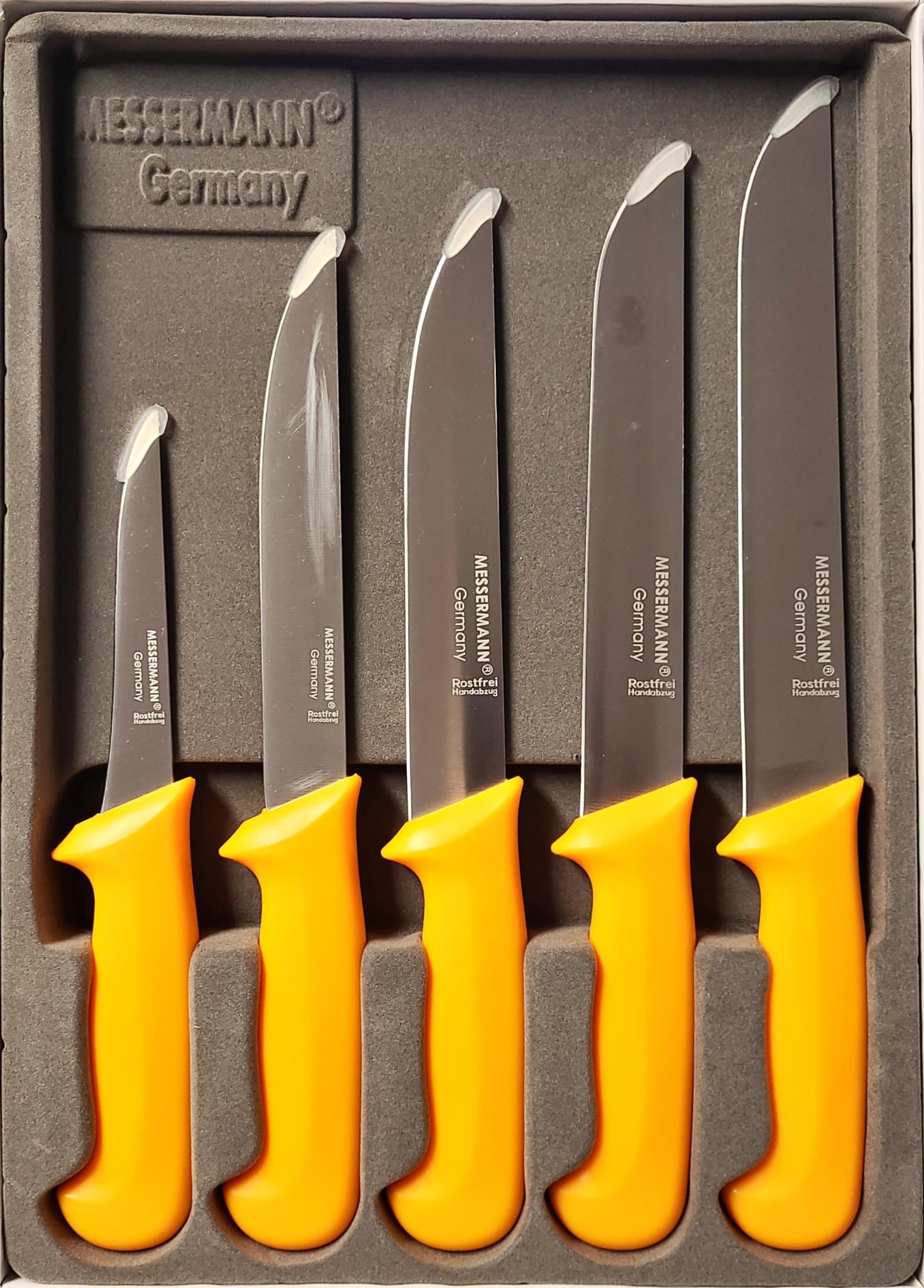 5 teiliger Messersatz von Messermann Germany