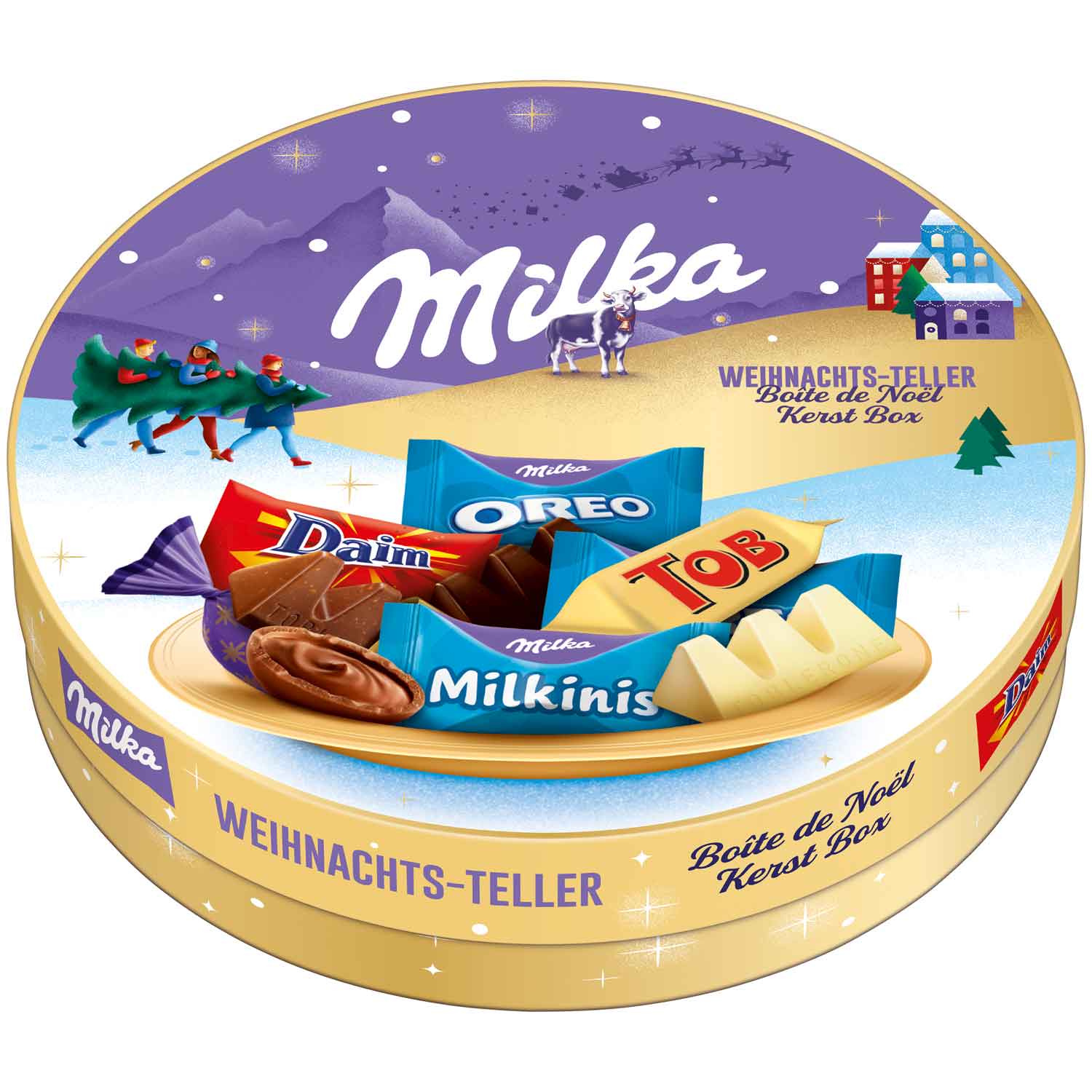 Milka & Friends Weihnachts-Teller 198g MHD 31.03.26