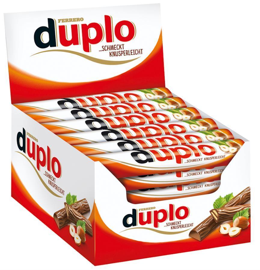 Duplo Schokoriegel 40x  18,2g 728g im Aufsteller EAN 4008400304014