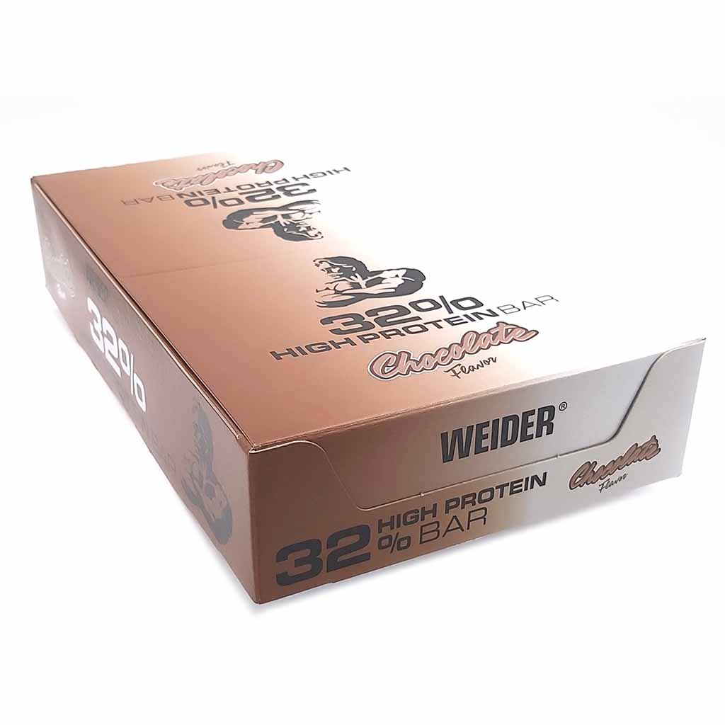 Weider 32% Protein Riegel Schokogeschmack Thekendisplay 12x60g =720g