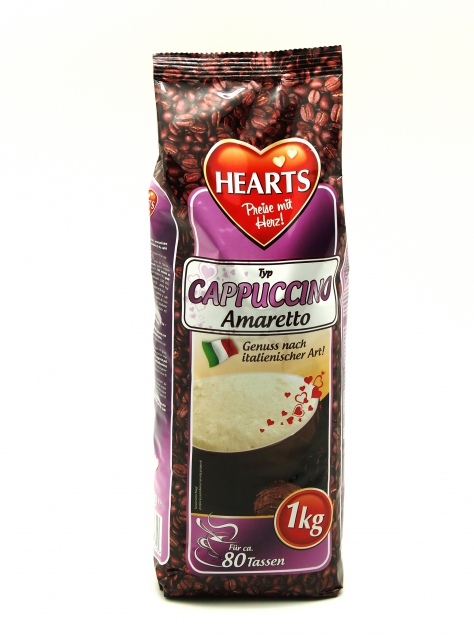 Hearts Cappuccino Amaretto 1000g MHD 28.08.27