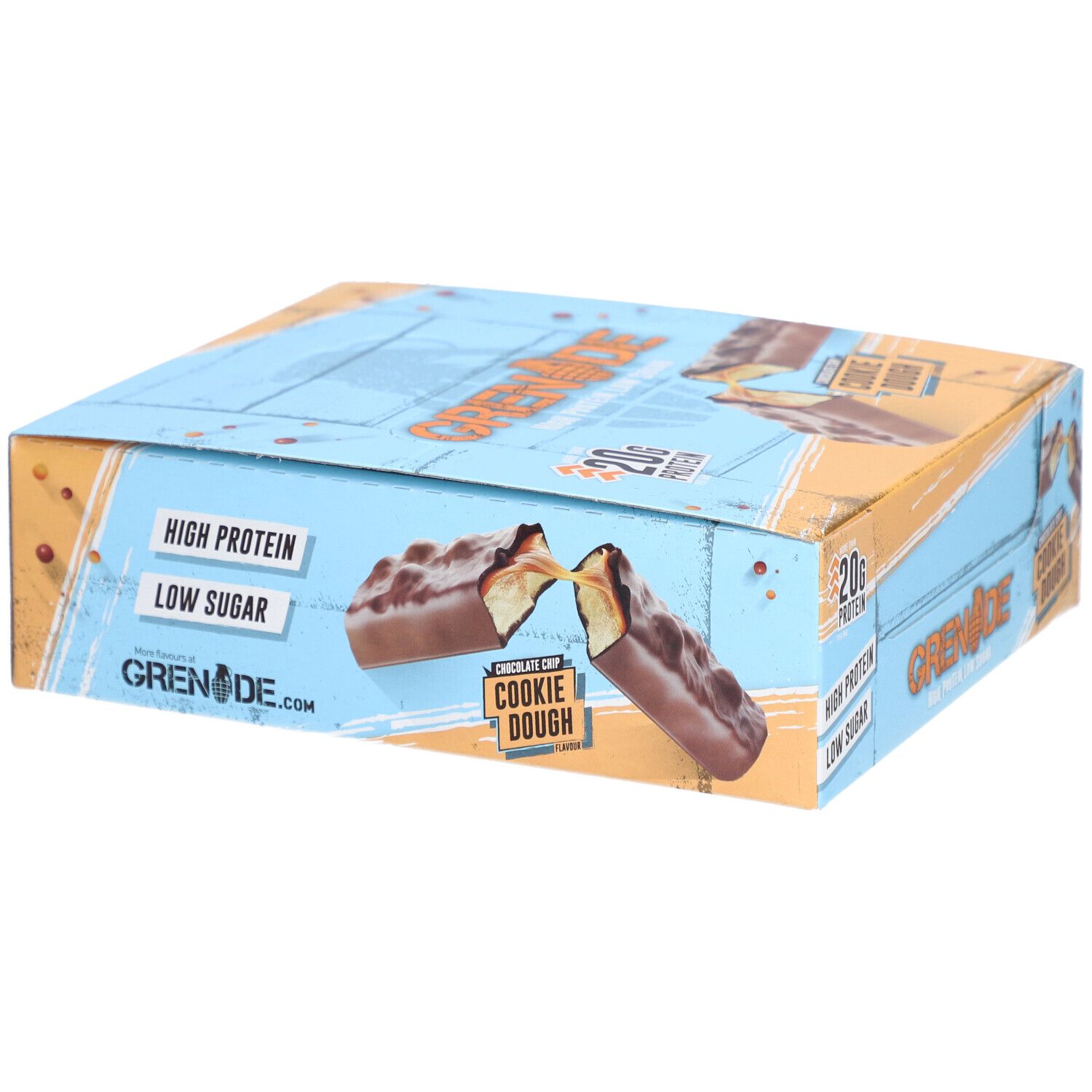 Grenade Proteinreicher Riegel Cookie Dough 12x60g=720g MHD 30.04.26
