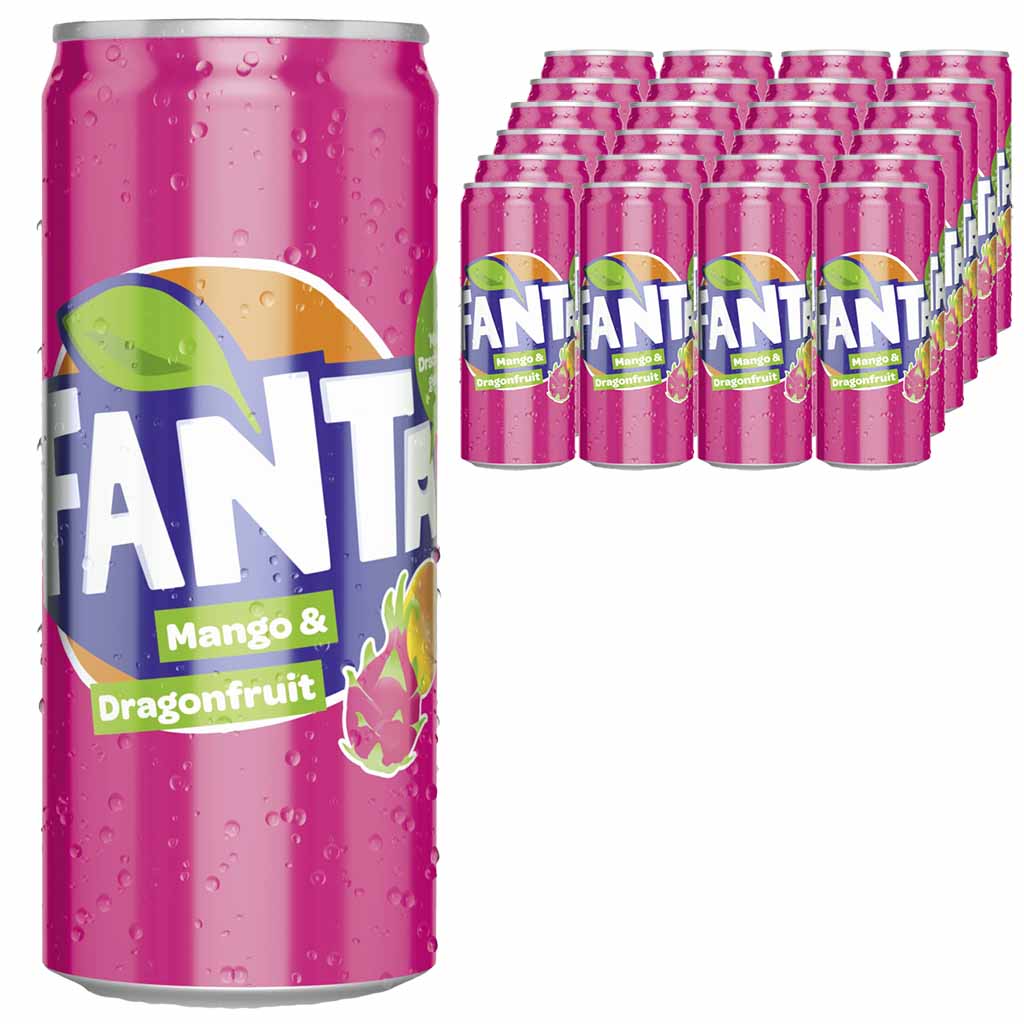 Fanta Mango & Dragonfuit Dose 24 x 0,33L, EAN 5000112515848