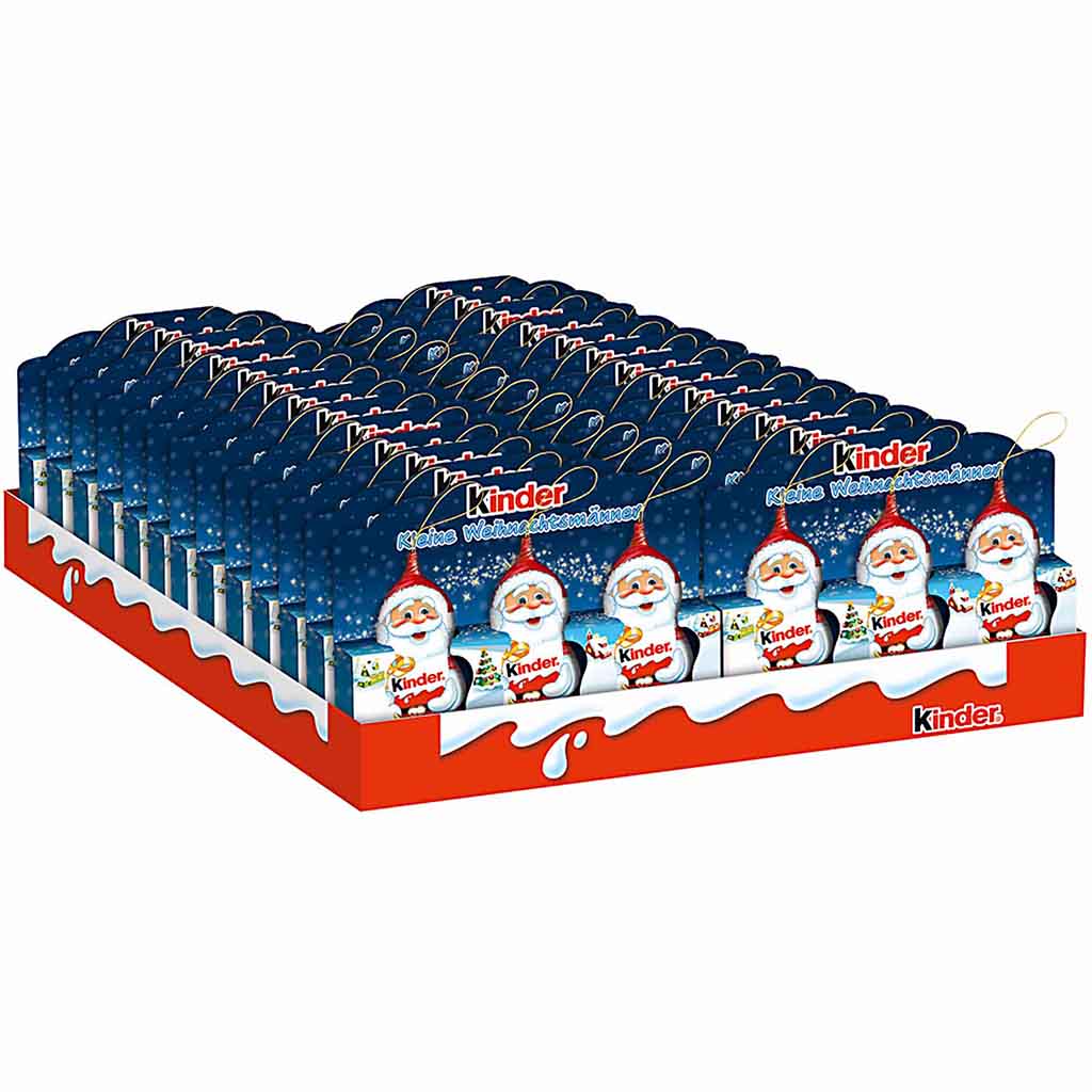 kinder Schokolade Kleine Weihnachtsmänner 3er 26x45g=1170g MHD 26.04.26