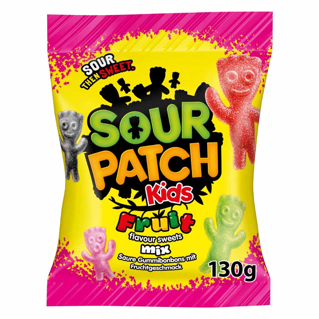 Sour Patch Kids Fruchtgummi Fruit Mix 130g MHD 08.06.26
