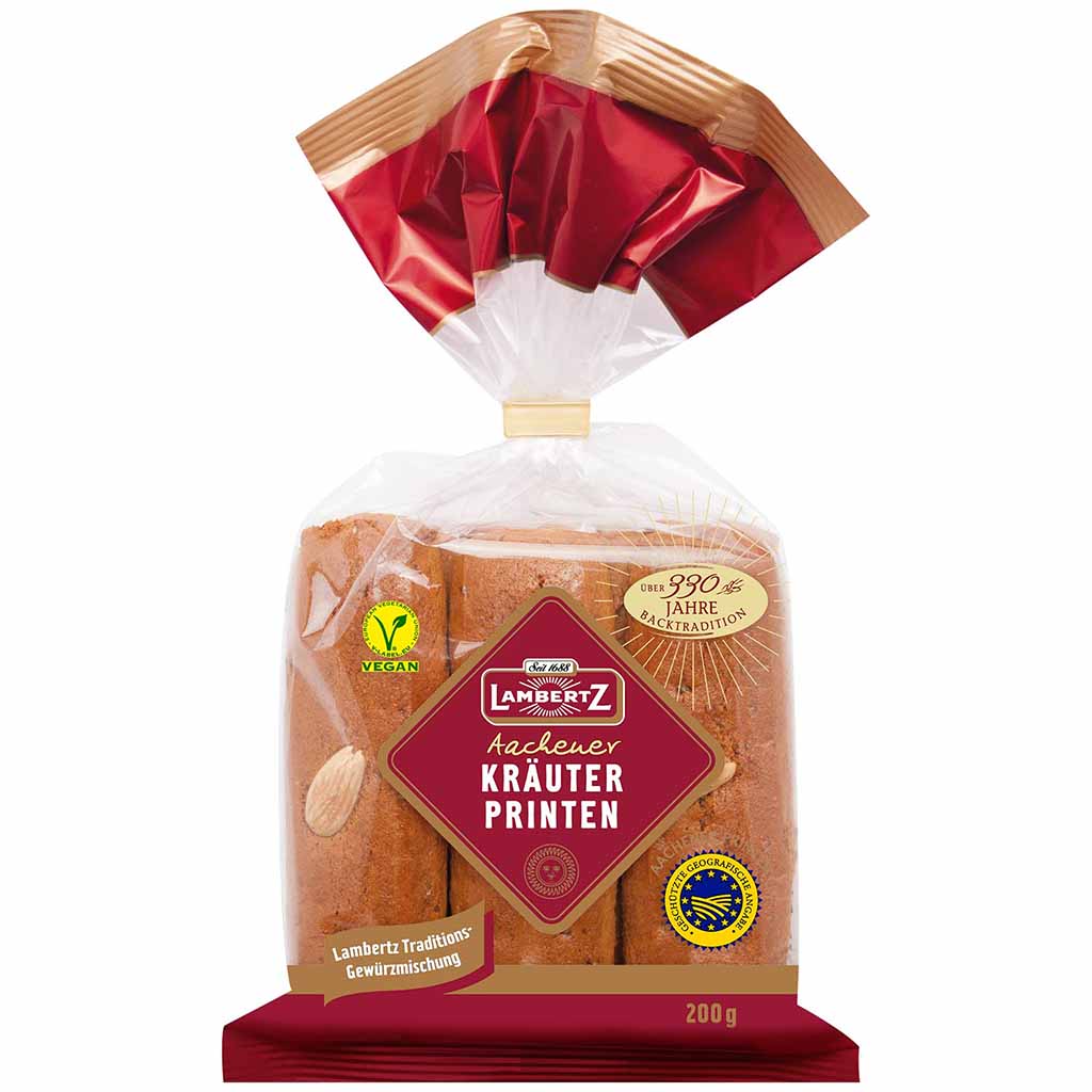 Lambertz Aachener Kräuter Printen 200g MHD 30.05.26