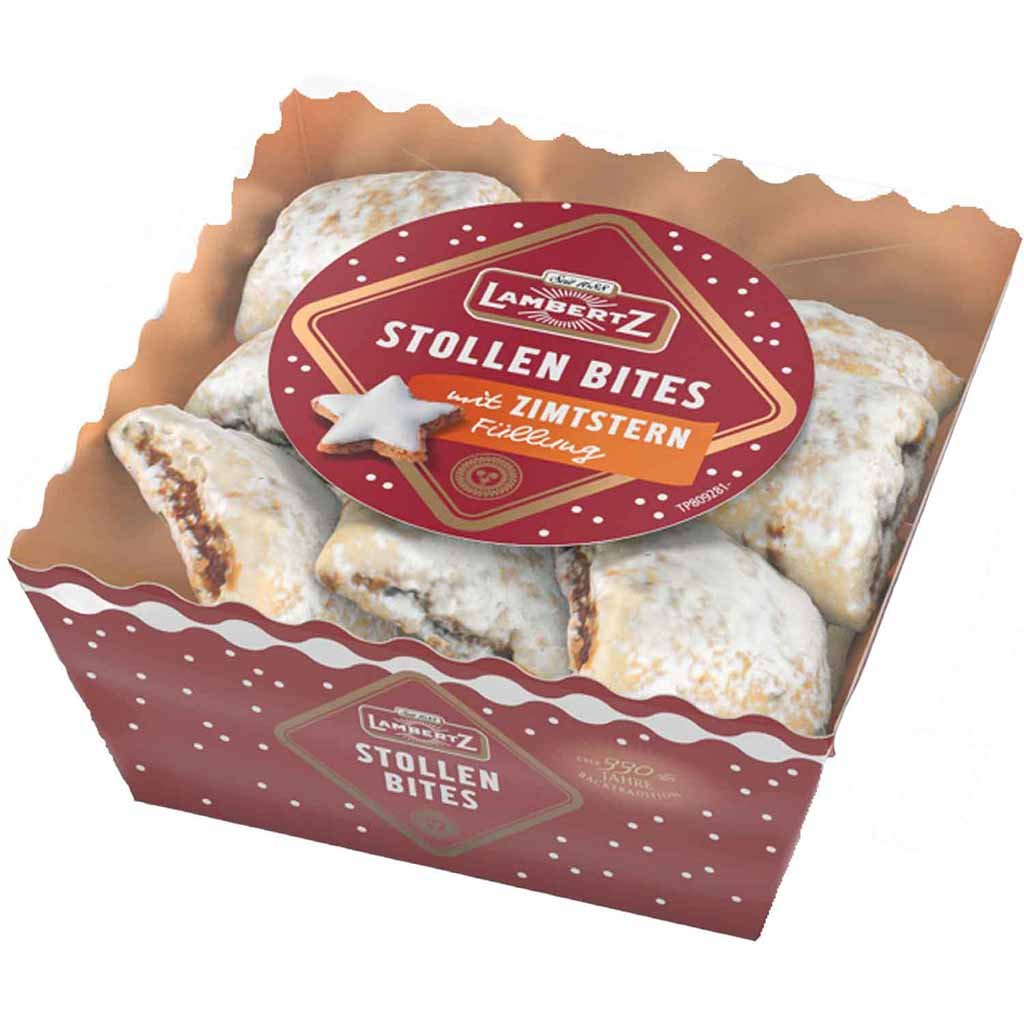 Lambertz Stollen Bites Zimtstern 350g MHD 30.03.26