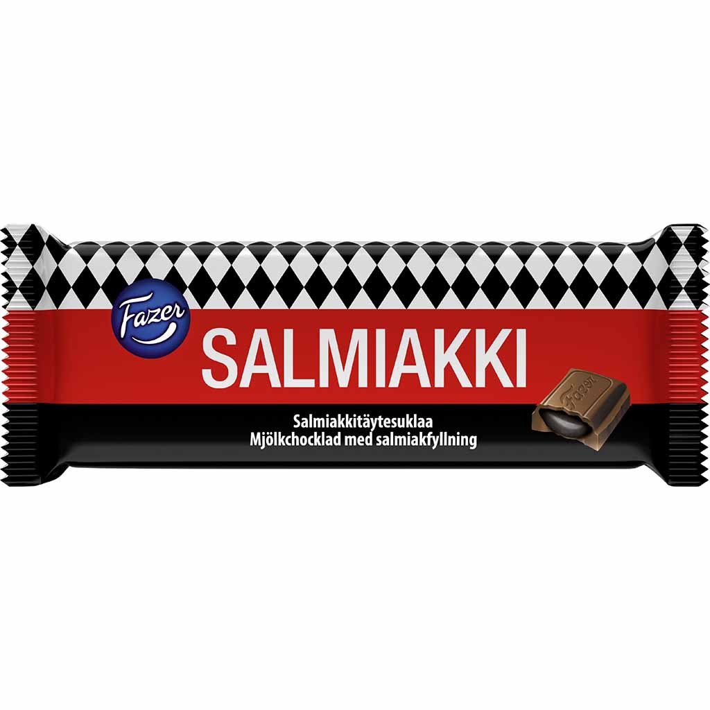 Fazer Tafelschokolade Salmiakki 100g MHD 16.08.26