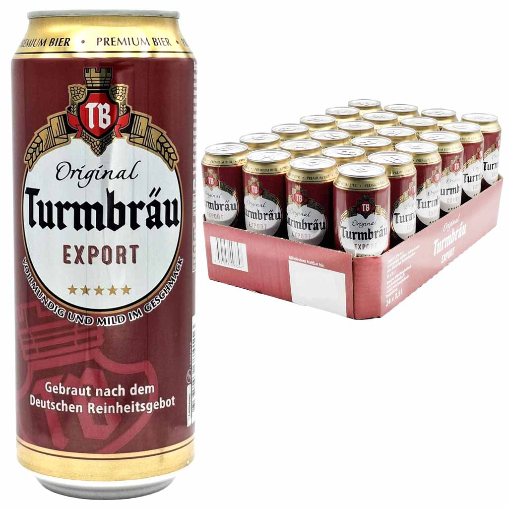 Turmbräu Orig. Export Dosen 24x0,5L= 12L, 4337256093347, 4337256774116