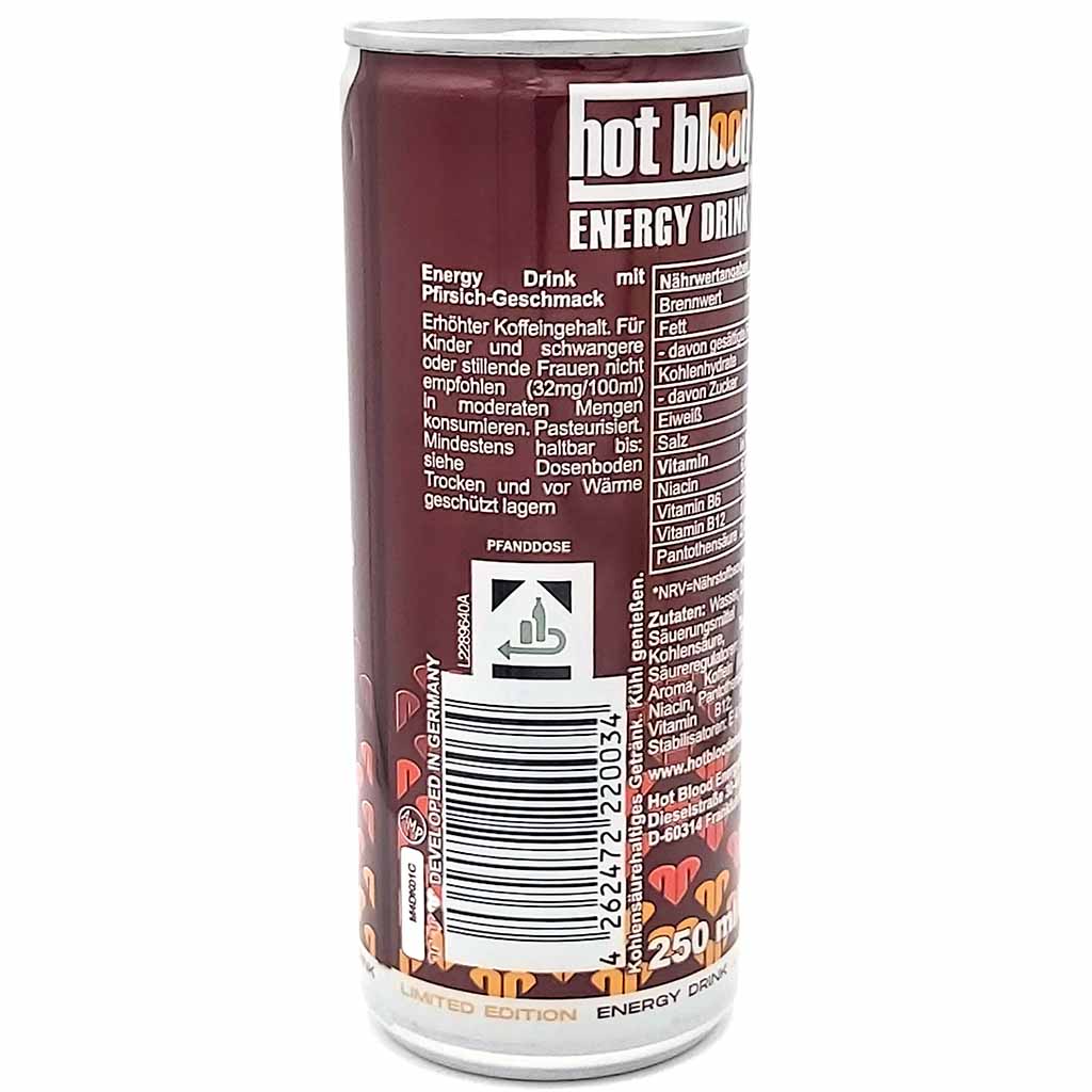 https://www.lebensmittel-sonderposten.de/media/image/8c/f7/d8/Hot_Blood_Pfirsich_Energy_Drink_0-33L_Dose_Hinweis.jpg
