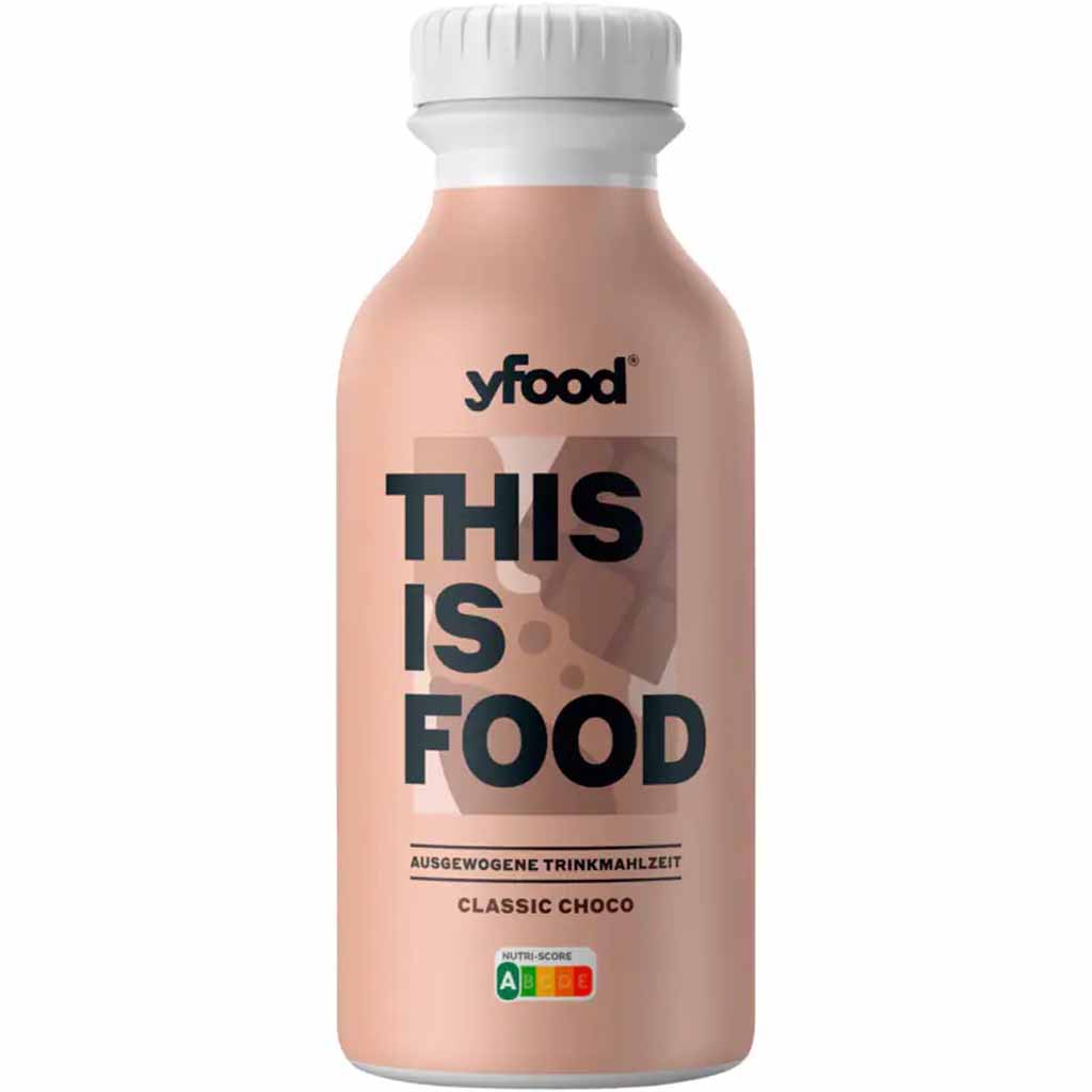 6x yFood Trinkmahlzeit Classic Choco á 500ml=3L MHD 09.07.26