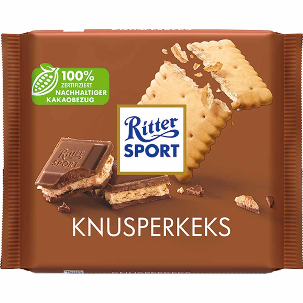 Ritter Sport Tafelschokolade Knusperkeks 100g MHD 03.07.26