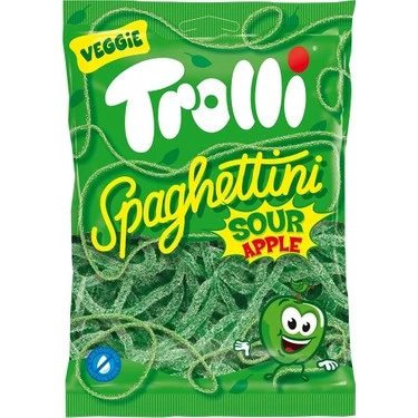 Trolli Spaghettini Sour Apple 30x100g MHD 05.05.27