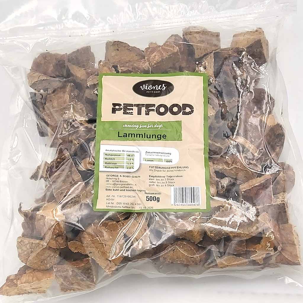 https://www.lebensmittel-sonderposten.de/media/image/fd/c1/cb/Hundesnack-Lammlunge-500g-Viones-Petfood-1.jpg