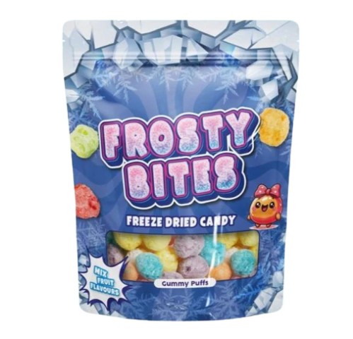 Frosty Bites Freeze Dried Candy Gummy Puffs 50g MHD 09.01.27