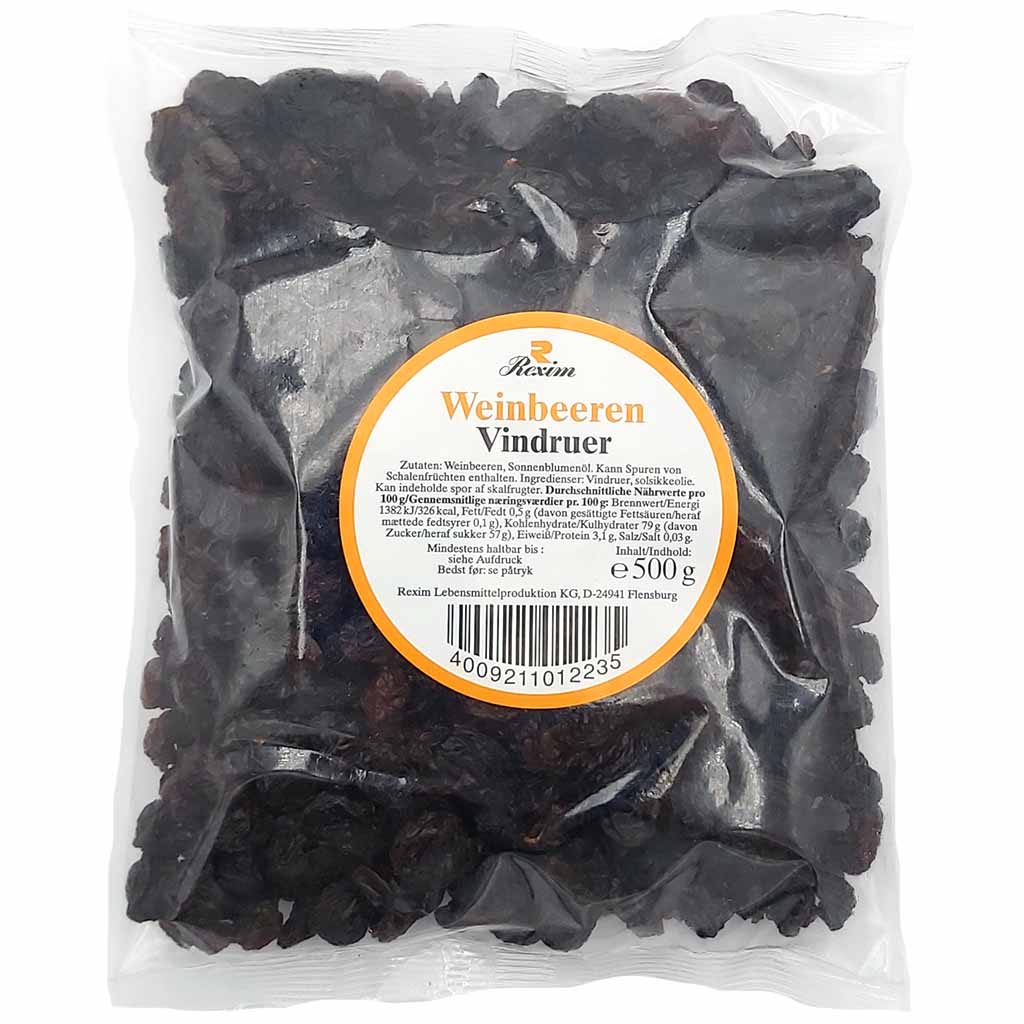 Rexim Weinbeeren 500g, 4009211012235