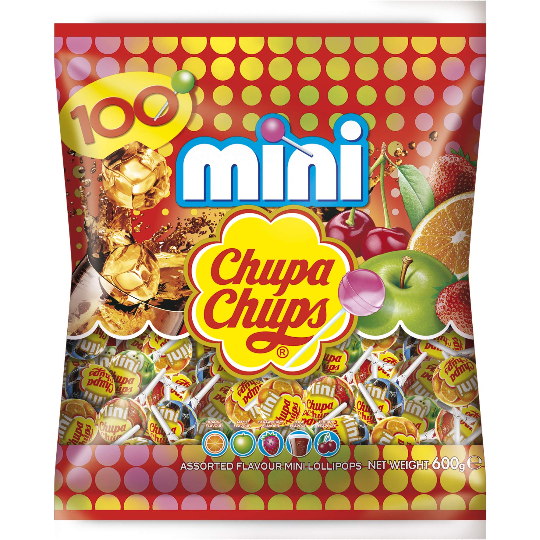 Chupa Chups Mini Lutscher 100er 600g MHD 28.02.28