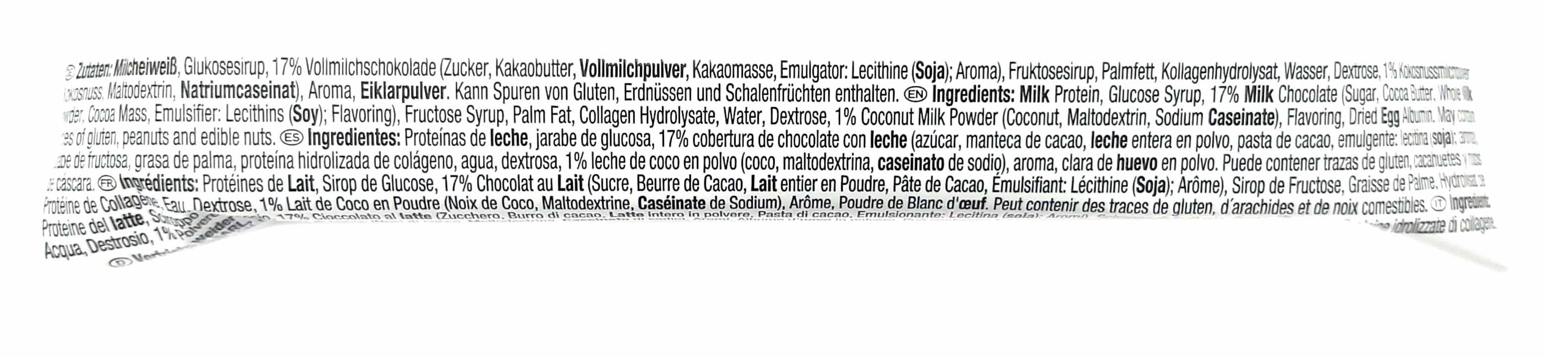 Weider 32% Protein Riegel Kokosnussgeschmack Thekendisplay 12x60g =720g