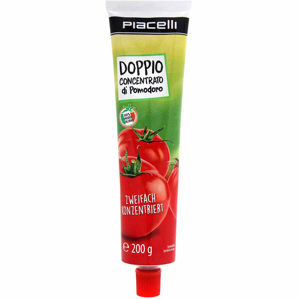 Piacelli Tomatenmark zweifach konzentriert 200g MHD 30.12.27