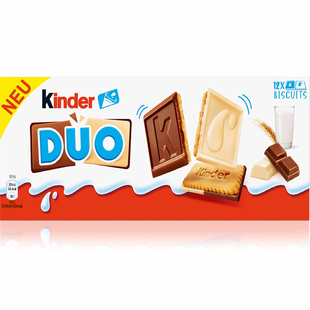 kinder Duo Biscuits 12er 150g MHD 06.12.25