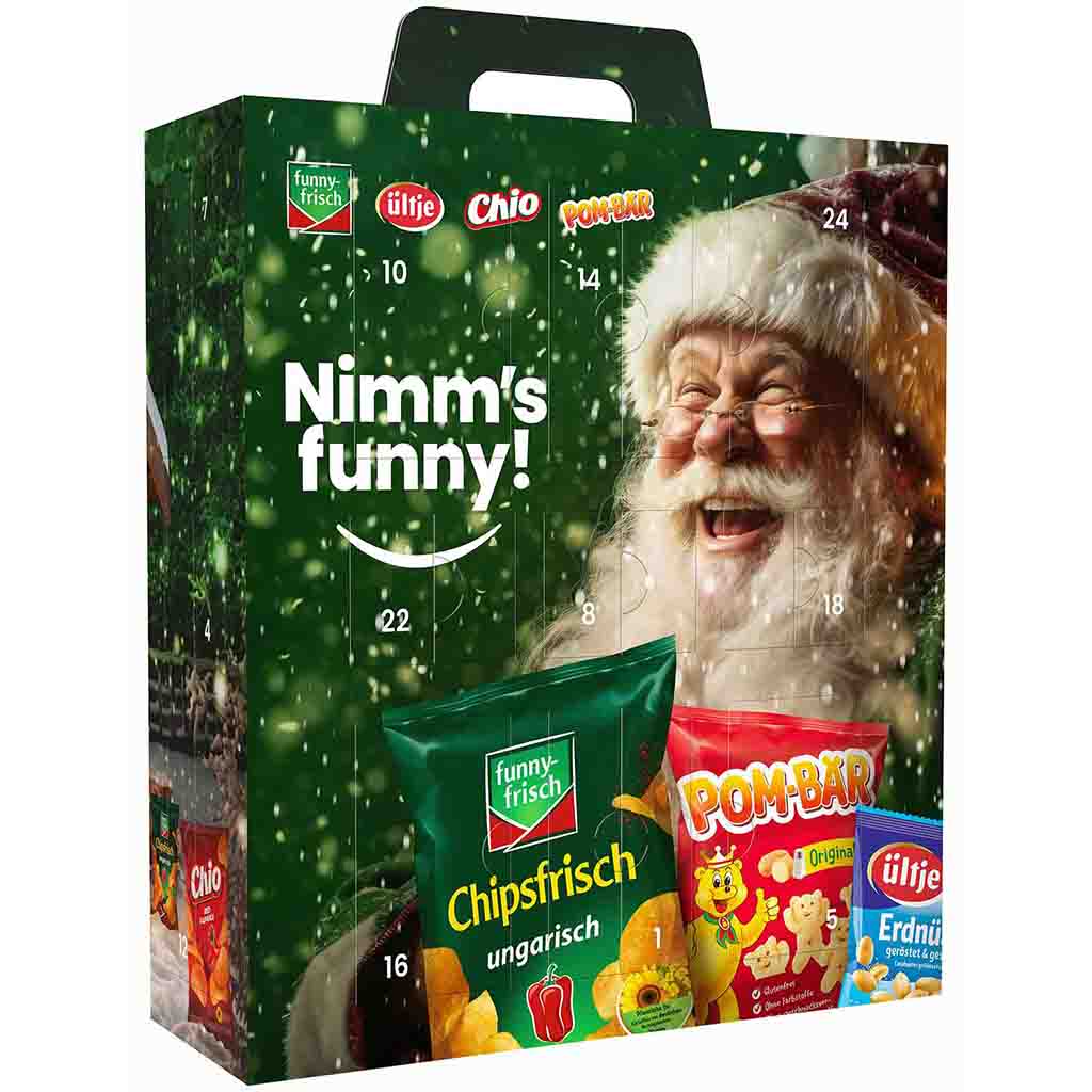Funny Frisch Snack Adventskalender 810g MHD 05.01.26