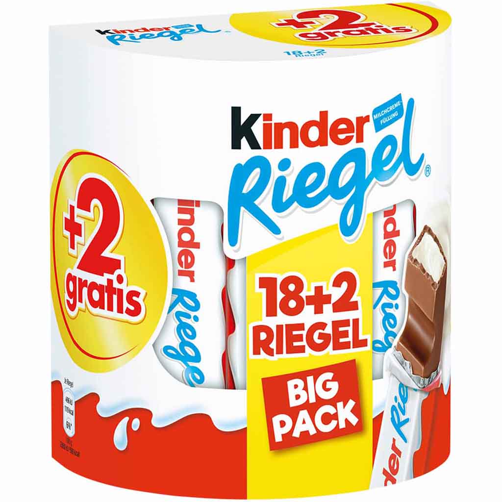 Kinder Riegel Big Pack 18+2 420g MHD 30.05.26