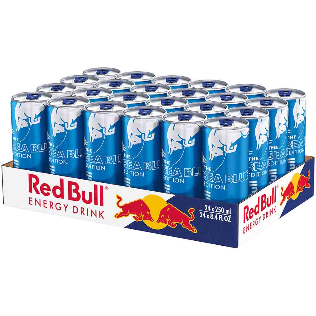24x Red Bull The Sea Blue Edition Juneberry Energy Drink DOSE á 250ml=6L MHD 01.01.27