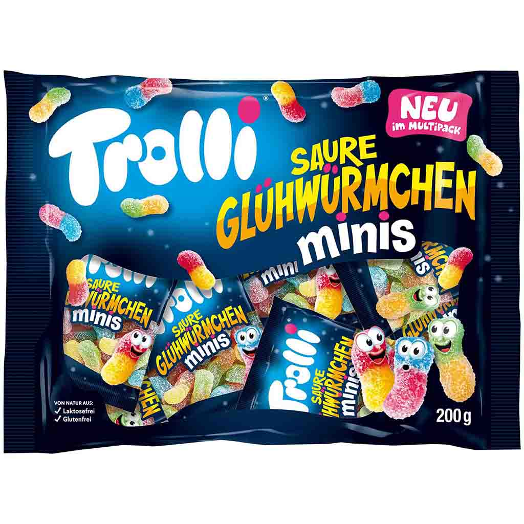 Trolli saure Glühwürmchen minis 200g MHD 20.05.27