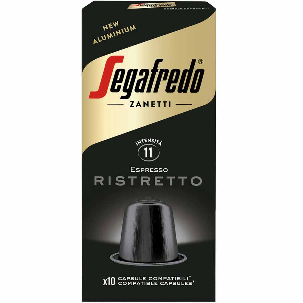 Segafredo Kaffeekapseln Nespresso Espresso Ristretto 10er 51g MHD 28.01.26