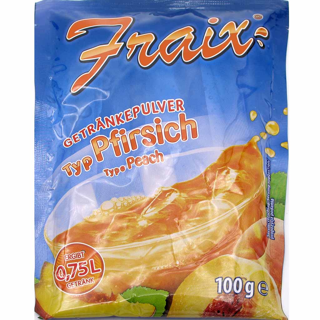 2,5kg Fraix Instant Getränkepulver Pfirsich (25x100g) MHD 30.09.27