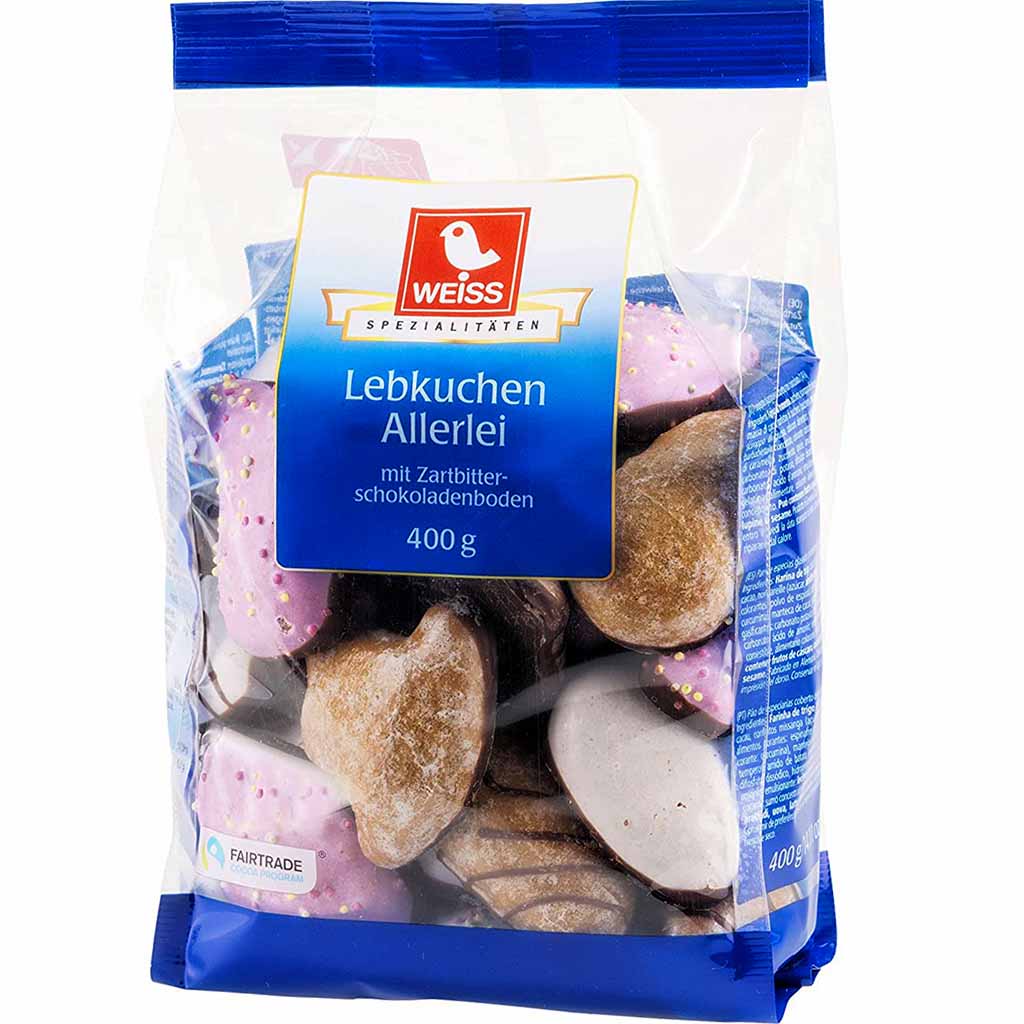 Weiss Spezialitäten Lebkuchen Allerlei 400g MHD 30.04.26