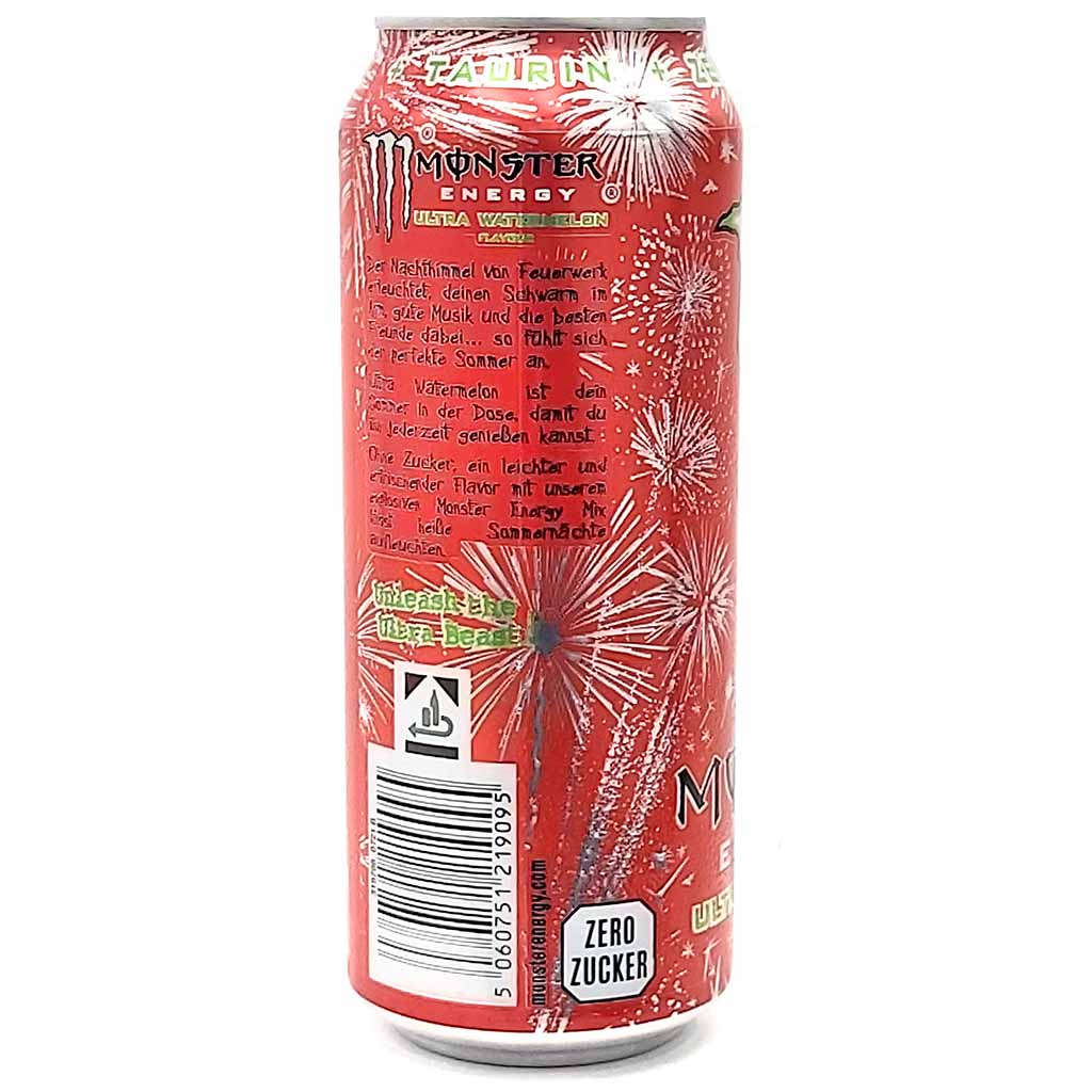 Monster Energy Ultra Watermelon Zero DOSE 500ml, 5060751219095