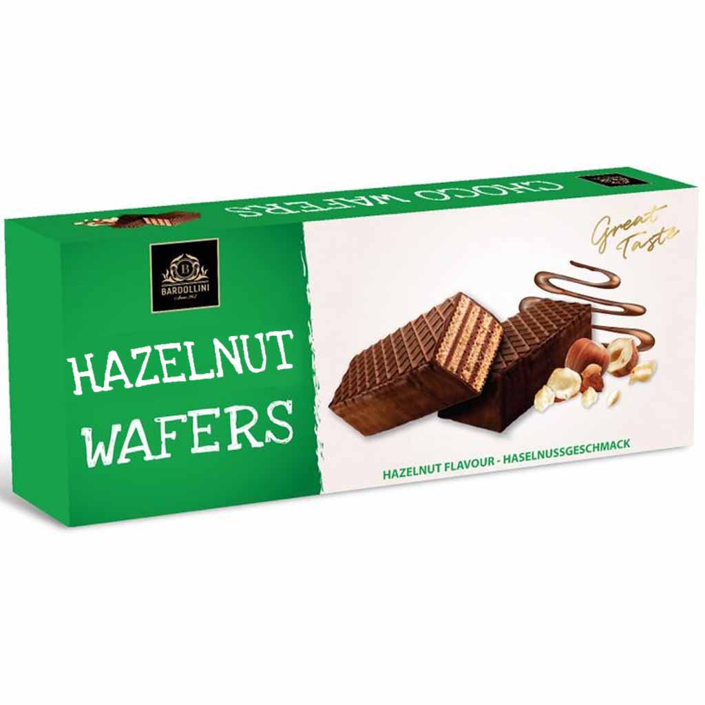 Bardollini Wafers Haselnuss 160g MHD 06.02.26
