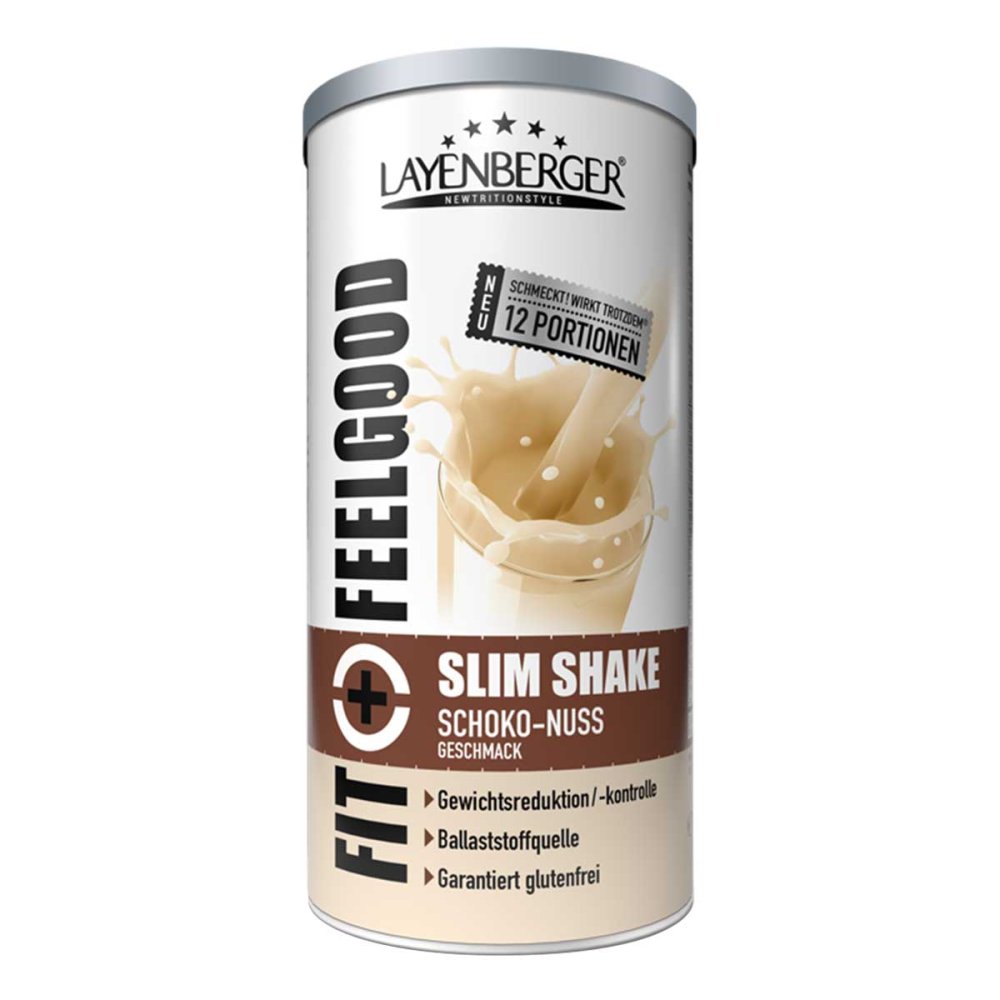 Layenberger Fit+Feelgood Slim Shake Schoko-Nuss 396 g MHD 30.04.26