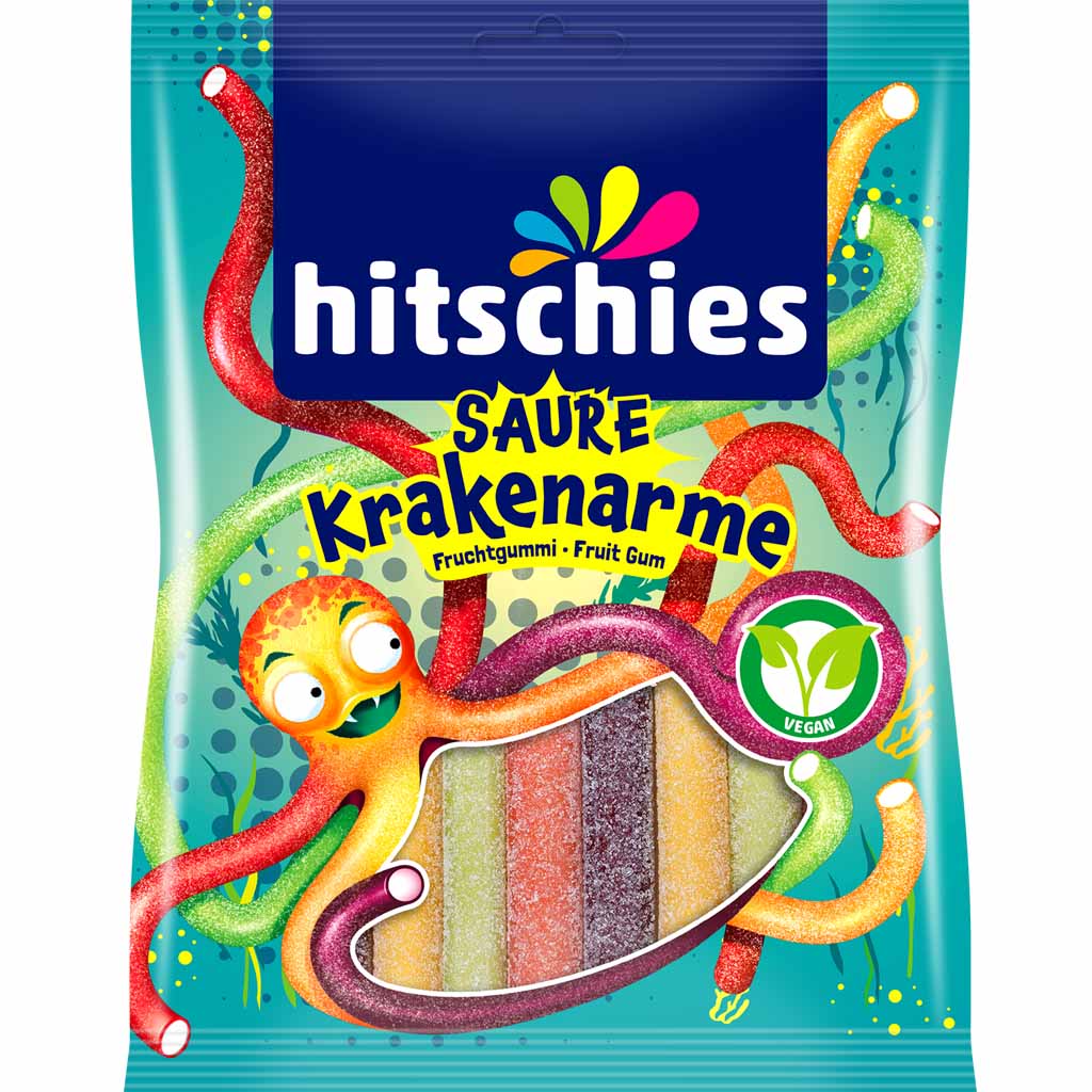 Hitschler Hitschies Saure Krakenarme 125g MHD 30.11.26