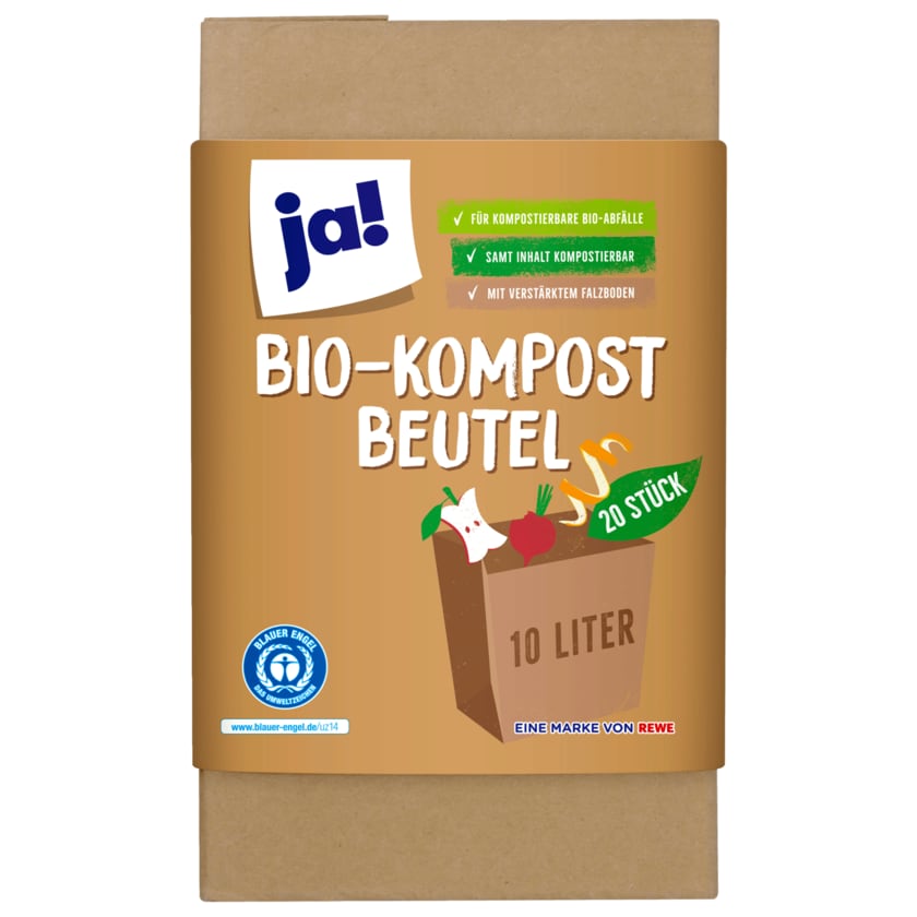 JA! Bio Kompost Beutel 20 Stück