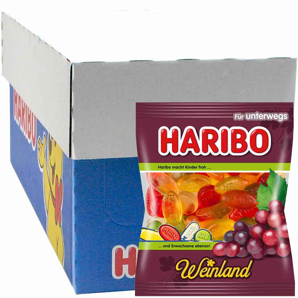 Haribo Weinland 30x100g=3kg MHD 30.10.26