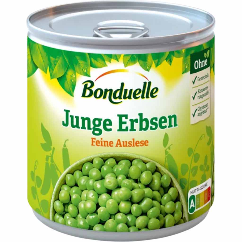 Bonduelle Junge Erbsen feine Auslese 280g MHD 30.06.28