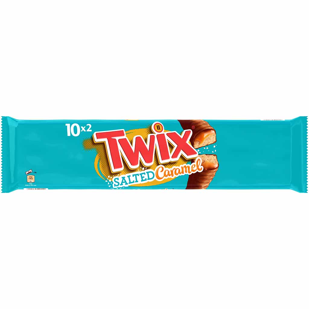 Twix Salted Caramel Doppelriegel Multipack 10x46g=460g MHD 15.02.26